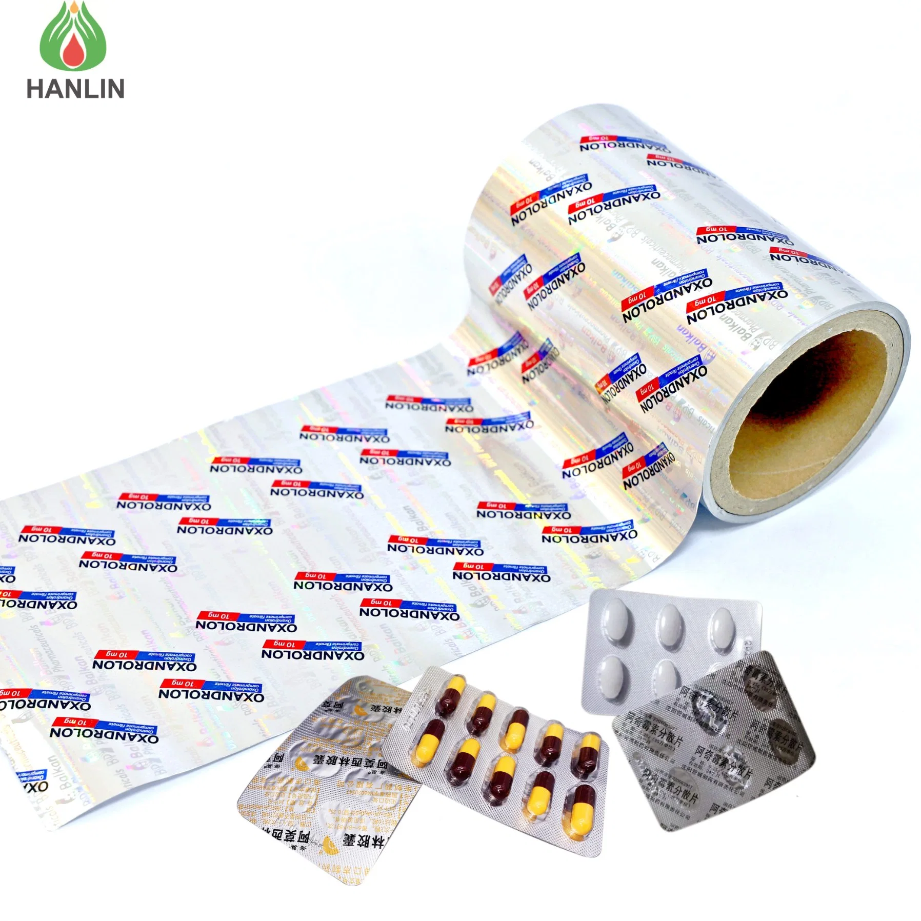 Customized Half Hard Pharmaceutical Coated Ptp Aluminum Foil for Tablets Pills Packaging