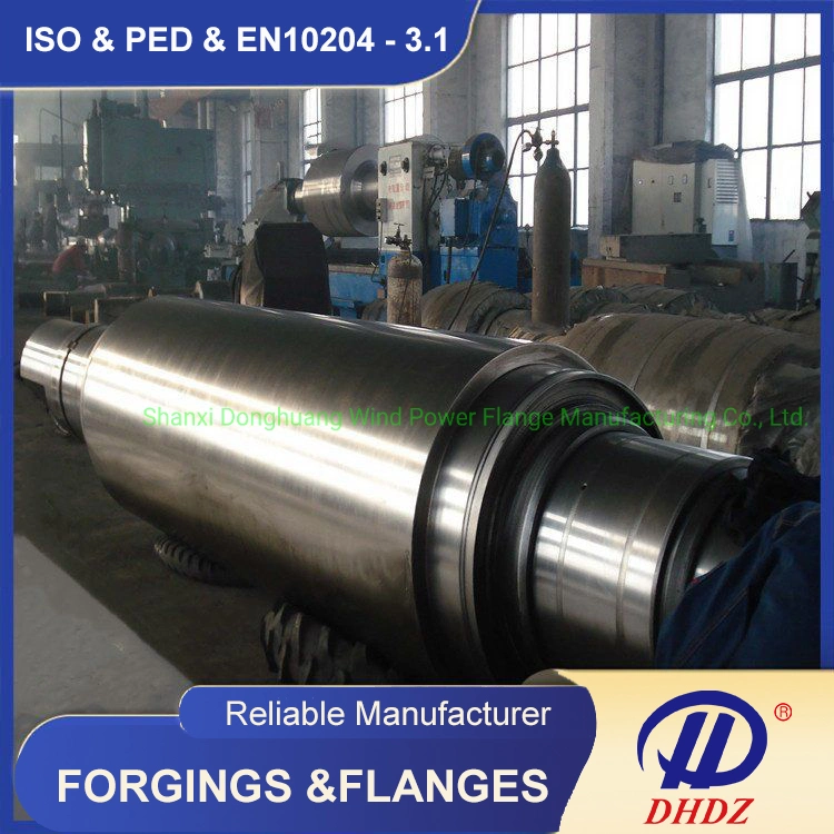 Roller Forging in 25Cr2Ni4MoV Forged Shaft Forged Axle