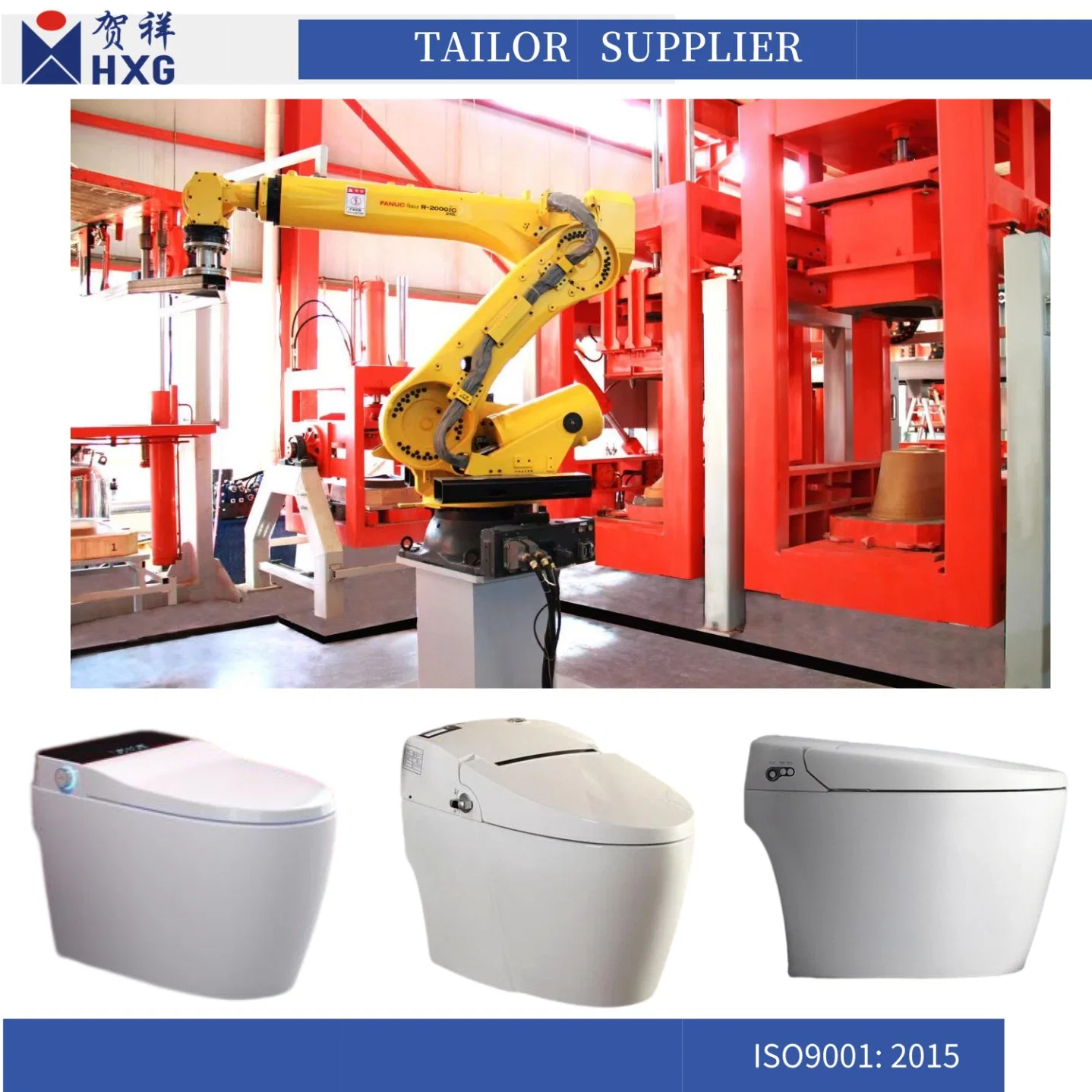 Sanitary Ware High Pressure Casting Machine for Wc Toilet Bowl Slide-Frame Body Taking Model