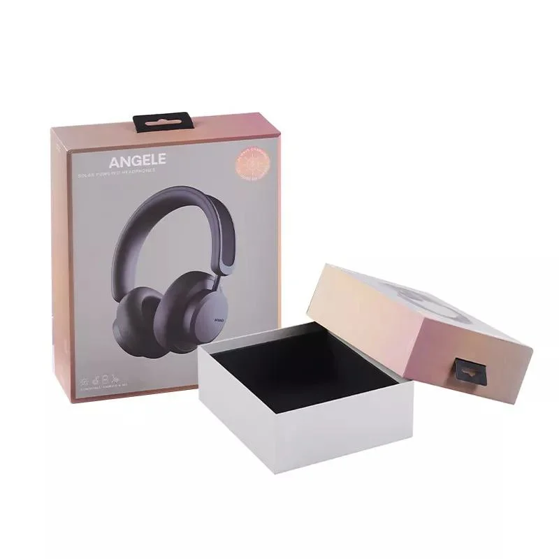 3c Digital Mobile Phone Accessories Headphone Custom Drawer Hanging Packaging Boxes Magnetic Packaging Paper Box Printing Accept