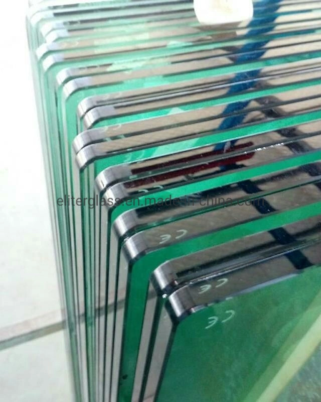 6.38mm, 8.38mm, 10.52mm Double Clear Tempered Safety Laminated Glass