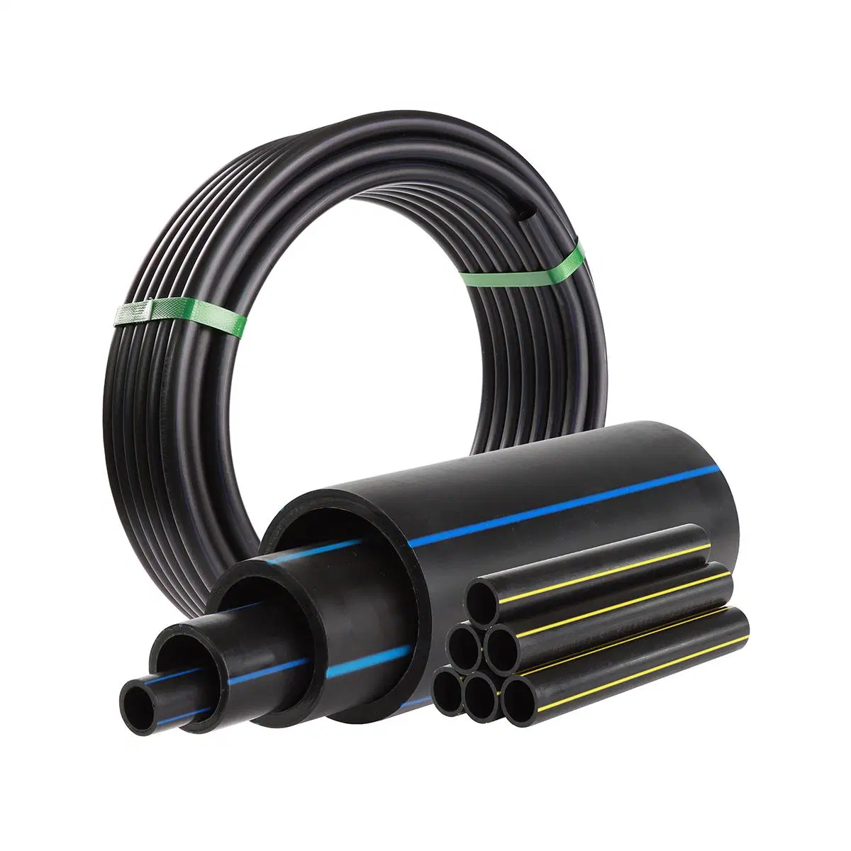 Factory Outlet High Density Polyethylene Pipe Specifications Pn0.6MPa SDR26 with Thickness Meter