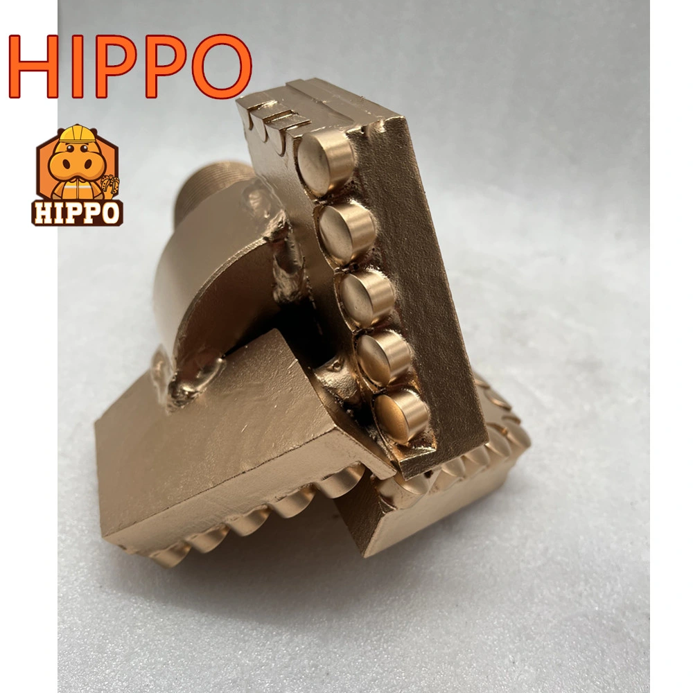 Hippo 400 mm Three-Wing Forged PDC Step Drag Bits for Water Well Drill