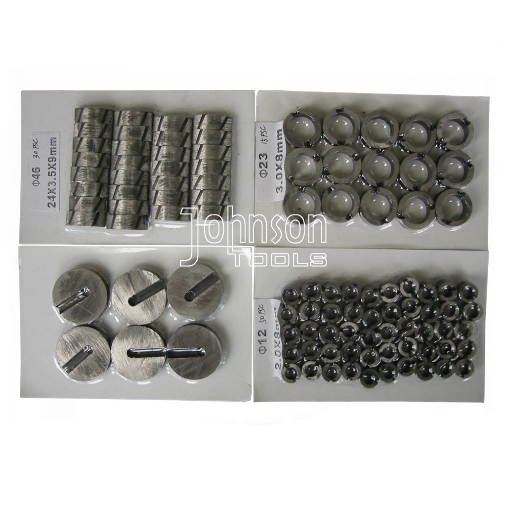 Segments diamantés pour outils de perçage 6.5 mm