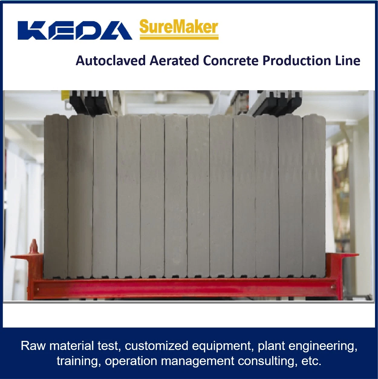 Keda Concrete Block Machine/ AAC Panel Making Line/ AAC Equipments