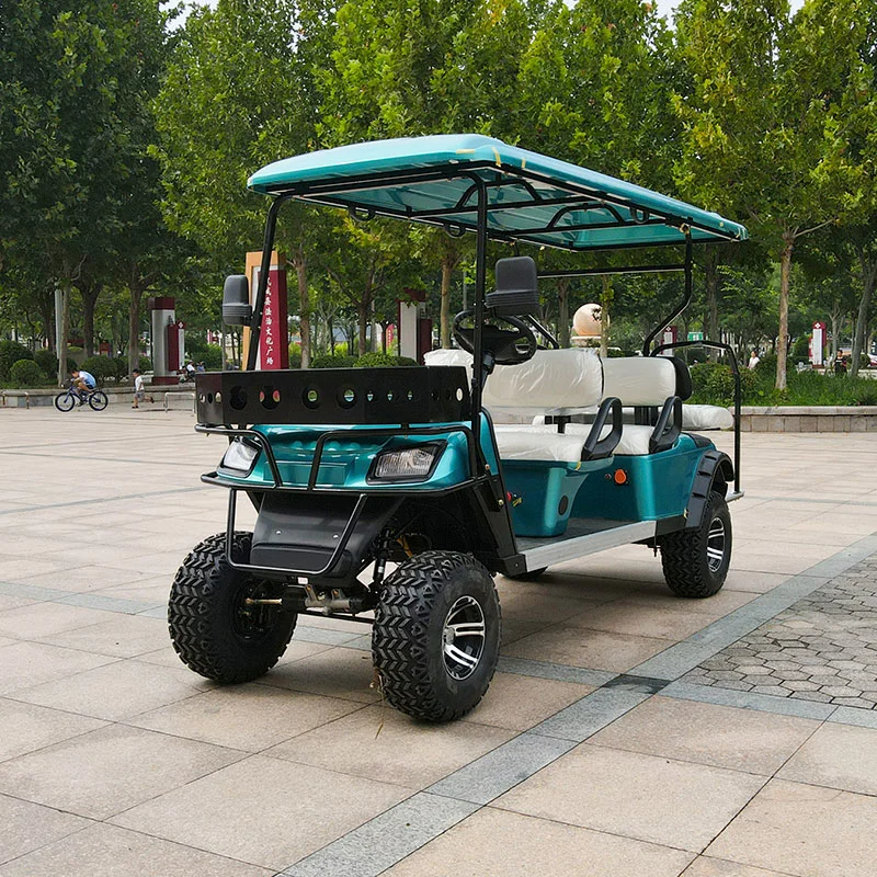 Scenic Spots Brand New Powerful 4 Wheel Lithium Battery Club Buggy Classic Electric Car Golf