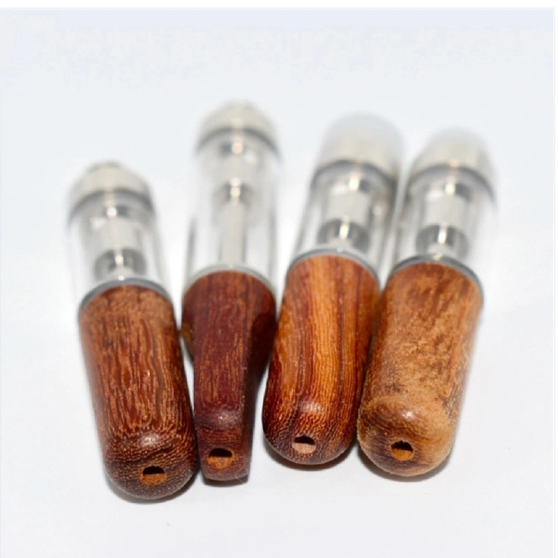 Wholesale/Supplier Custom 510 Thread G5 Wood Drip Tip 0.5ml 1ml 316 Stainless Steel Disposable/Chargeable Vape Pen Cartridge