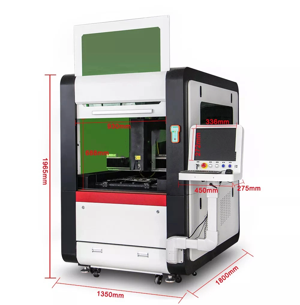 Hohe Präzision Schneidemaschine Faser Laser Generator Kleine Größe 6060 Kompakte Faserlaser-Schneidemaschine