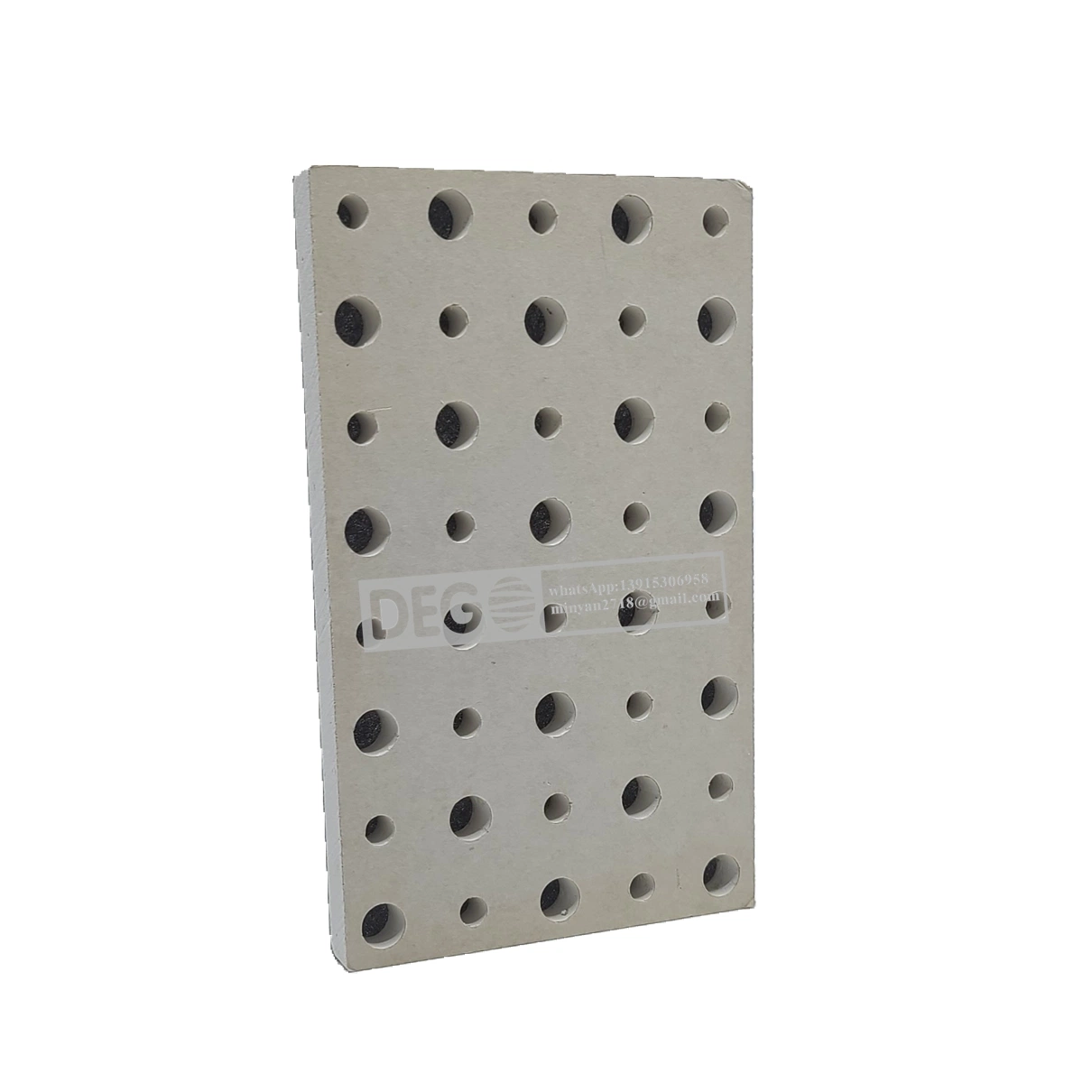 6mm Circular Hole Seamless Acoustic Gypsum Board Round Hole Perforated Plasterboards Ceiling