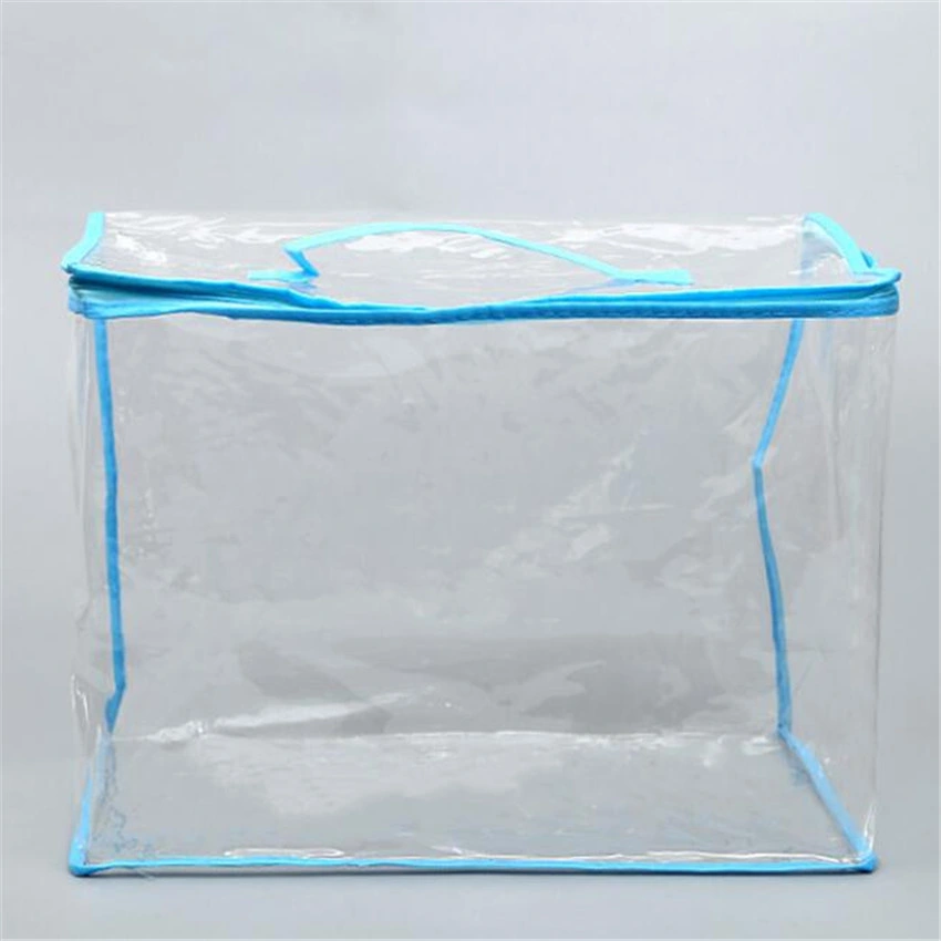 حقيبة من نوع Quilt من النسيج المنزلي لحاف حقيبة شفافة من مادة PVC
