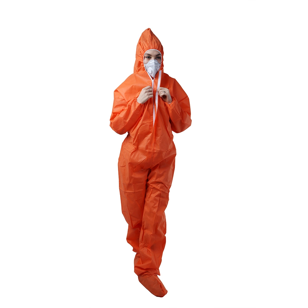 Dust Splash Resistant Microporous Coverall Protective Clothing Suitable for Mining Industry