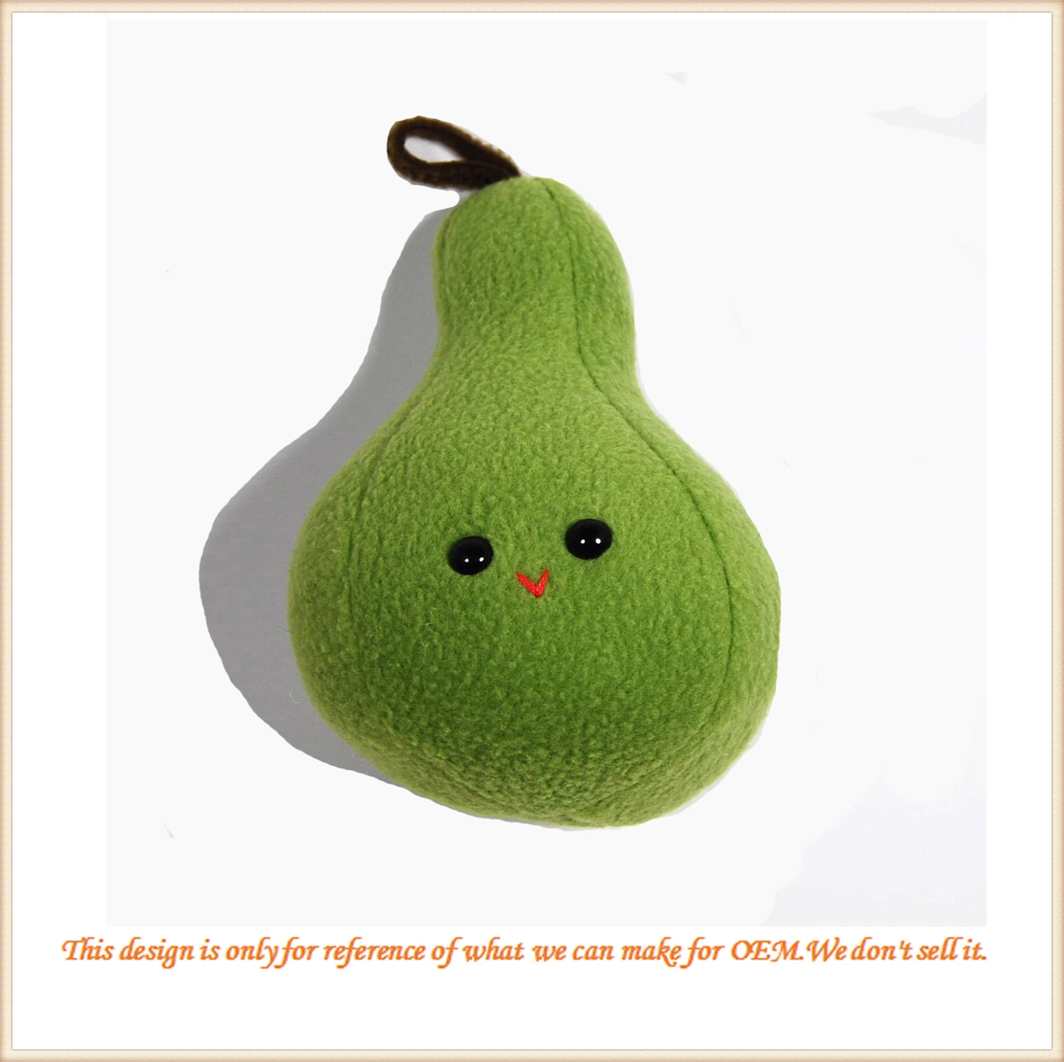 Fabric Vegetable Fruit Banana Plush Toy with Custom Make