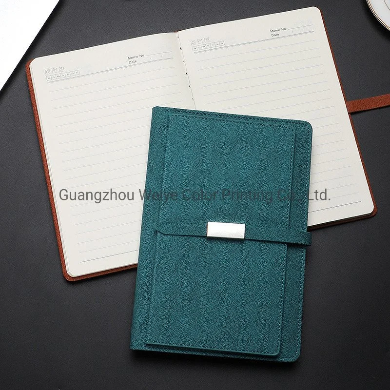 Promotional Customized PU Leather Stationery Lined Gift Journal Book Printing Notebook