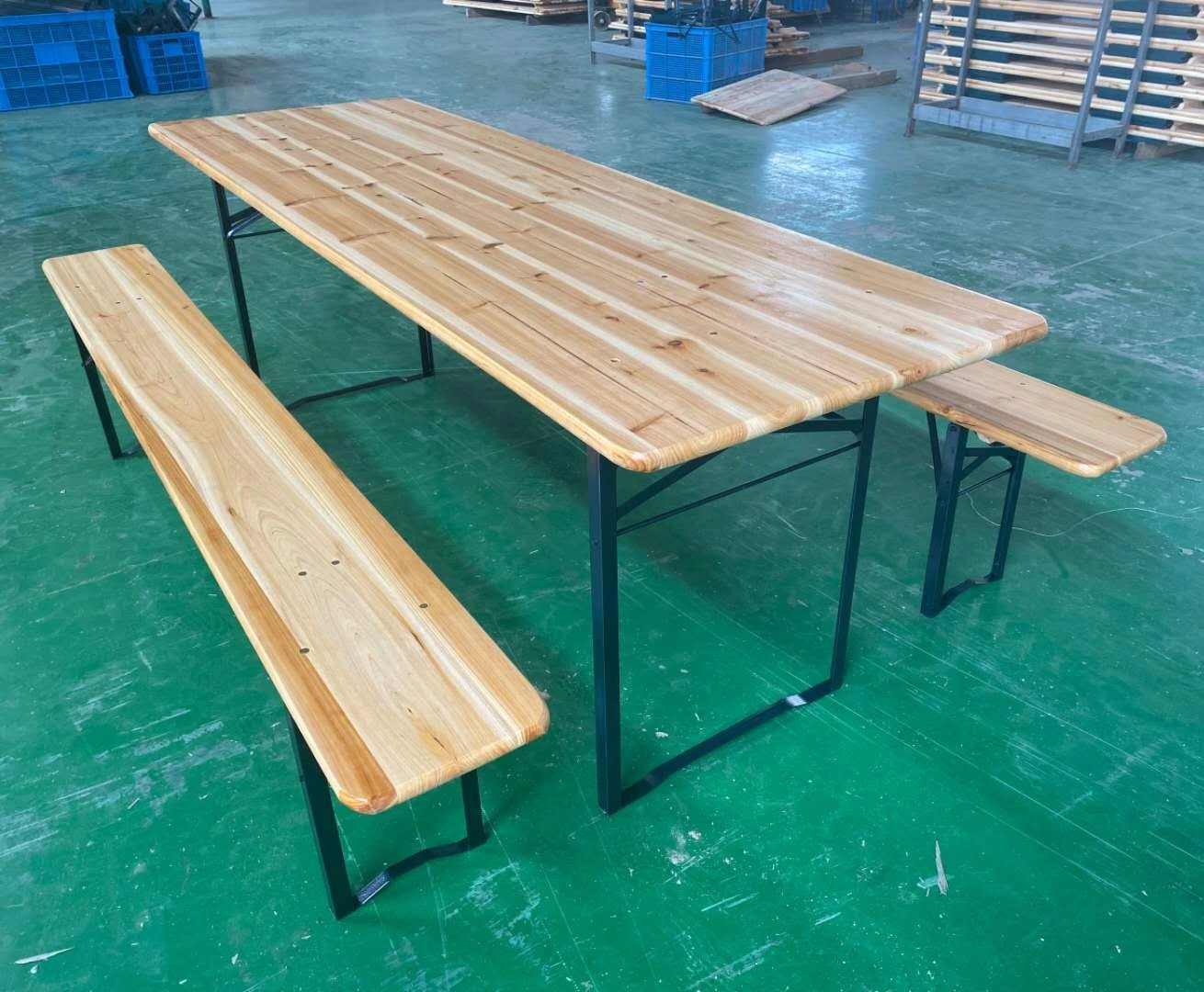 Muebles de exterior jardín Plegable de Madera de la cerveza de Picnic Tabla