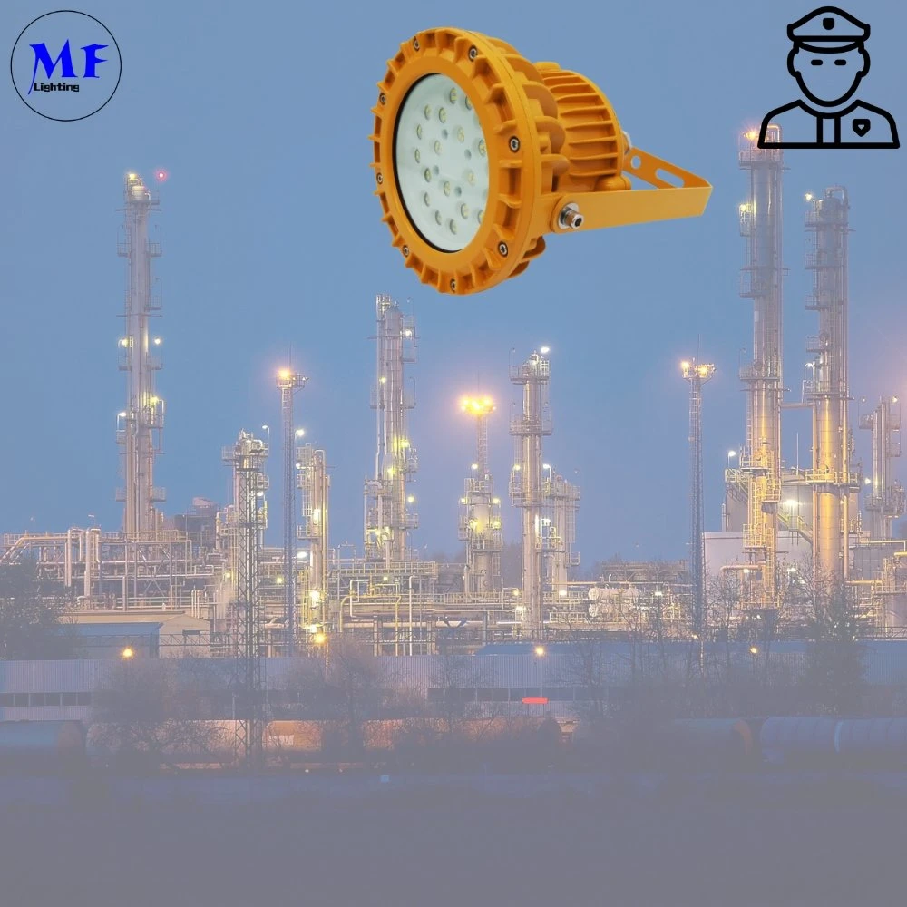 Factory Price Atex Certified 30W/50W/60W/80W/100W/150W/200W Zone 1 Zone 2 LNG Gas Station Oil Industry Chemical Plant Explosion Proof Light