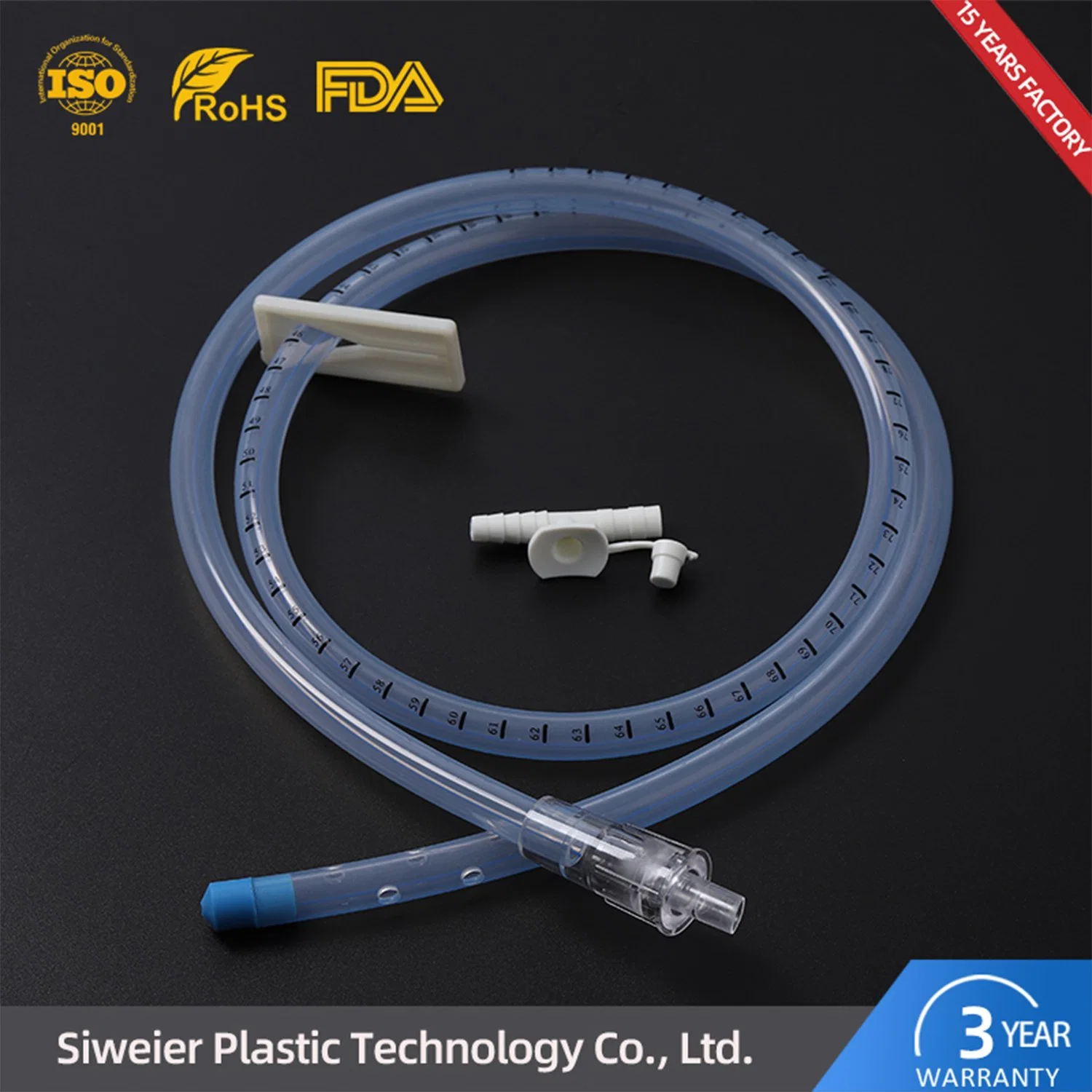 High Quality Disposable Non-Toxic Silicone Gastric Calibration Tube Naso Feeding Tubes