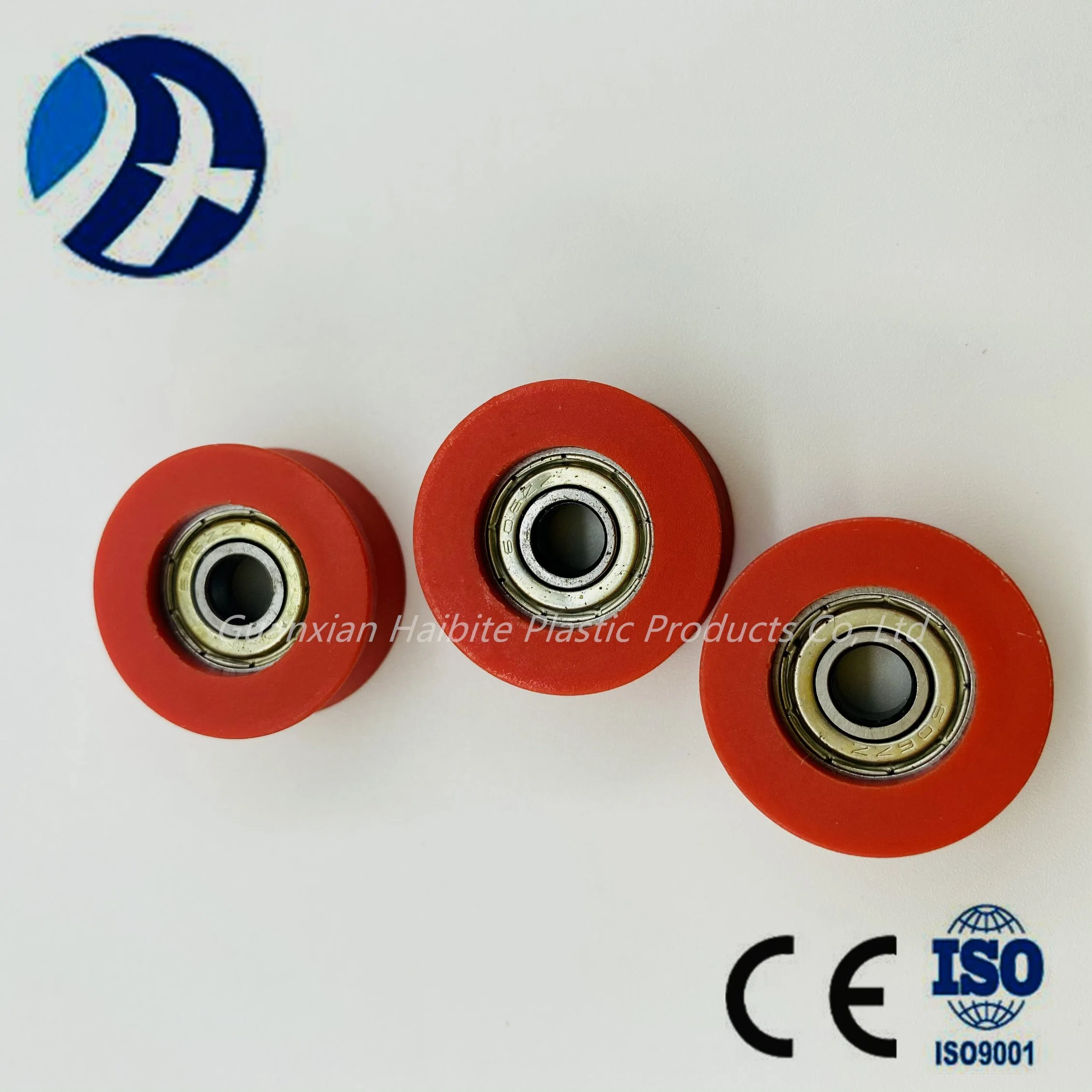 V-Type 6*27*11*25.5mm Equipment Accessories Roller Plastic Pulley Wheel with Bearingwear Resistance