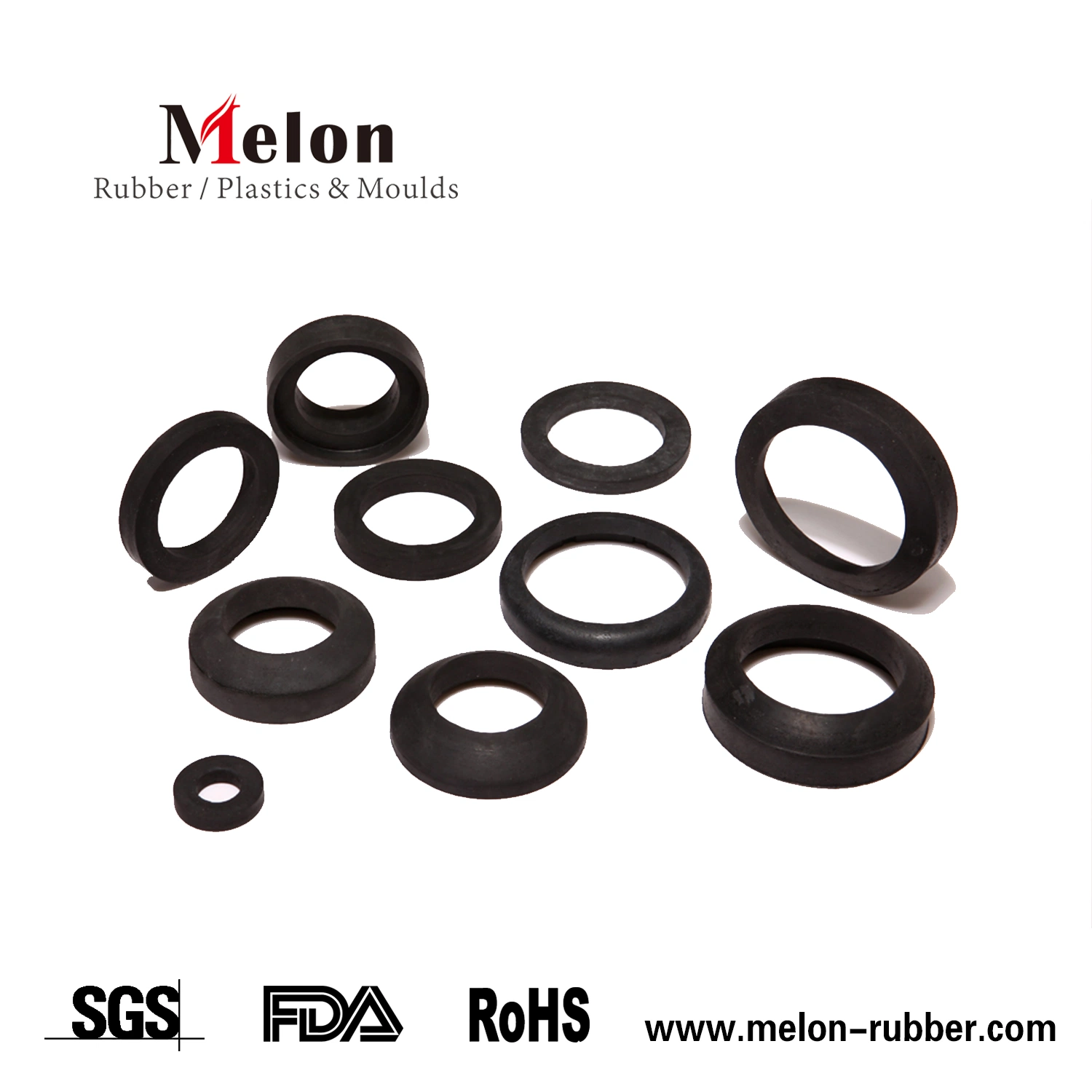 Custom Rubber Toilet Gasket -Foam Rubber Gasket