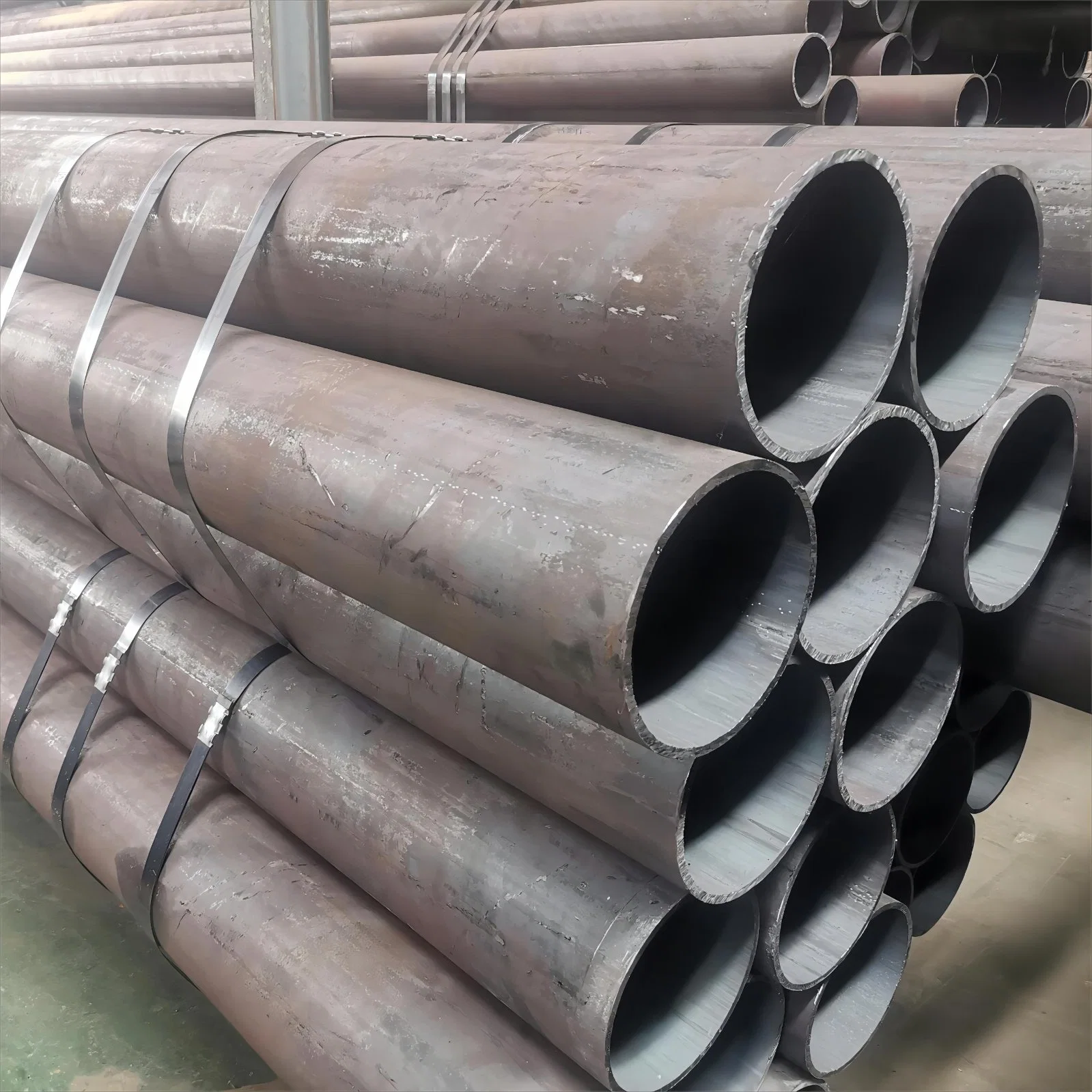 La Chine usine ASTM A178 TUYAU Smls Gr. B SCH 40 80 de la construction de tubes sans soudure en acier au carbone