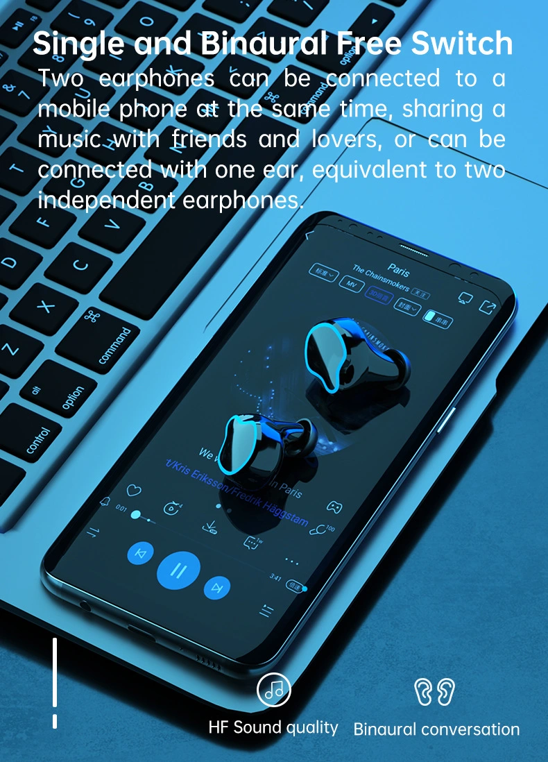 Venta en caliente accesorios para teléfonos móviles auriculares Cool Bluetooth auriculares