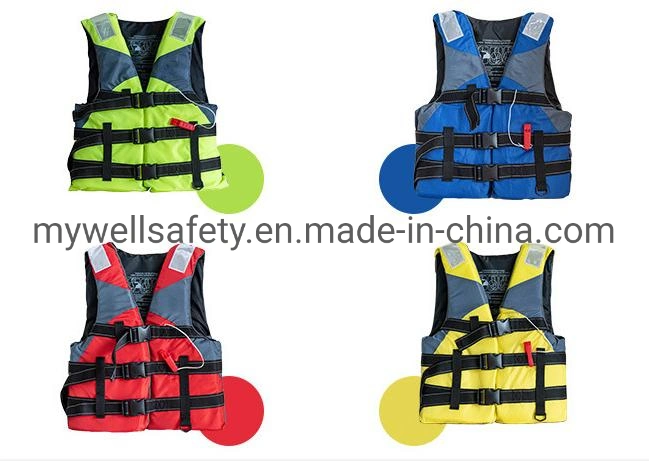 M-Lj02 Mywell Adult Life Jacket Work Fishing Suit Vest Marine Fire Proof Marine Working Custom Color Logo Service Life Jacket