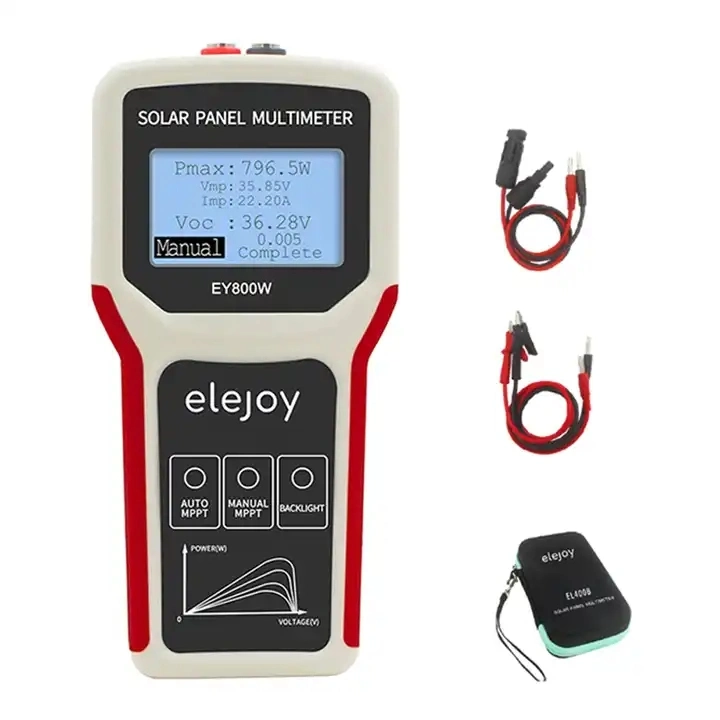 MPPT Solar Panel Multimeter Energiesysteme Solar Panel Tester VOC Strommessgerät Testen