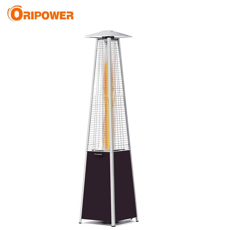 2.2m Quartz Glass Tube Patio Heater with Wicker Base