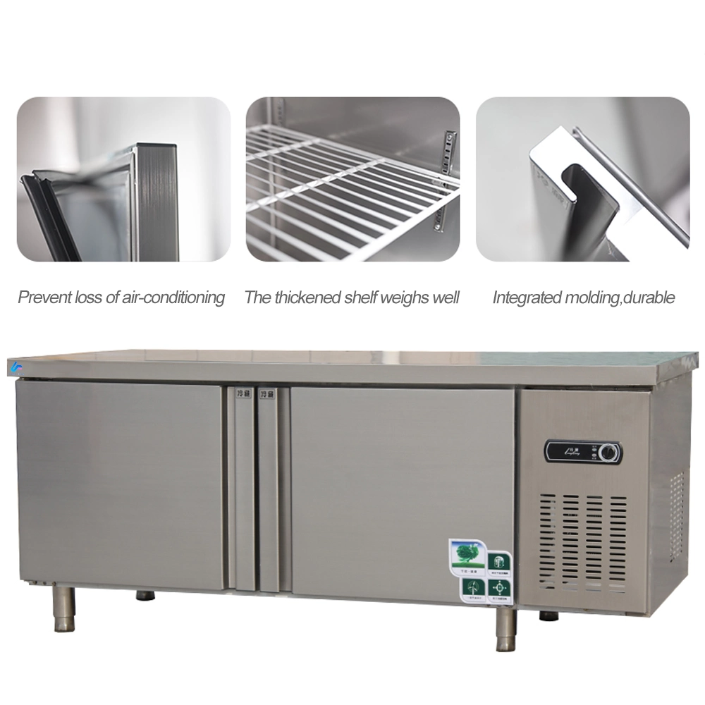 Cabinet Commercial Refrigeration Equipment Kitchen Under Counter Freezer