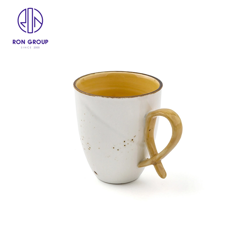 Hot Selling High quality/High cost performance  Italian Ceramic Two Ear Mug Coffee Mug