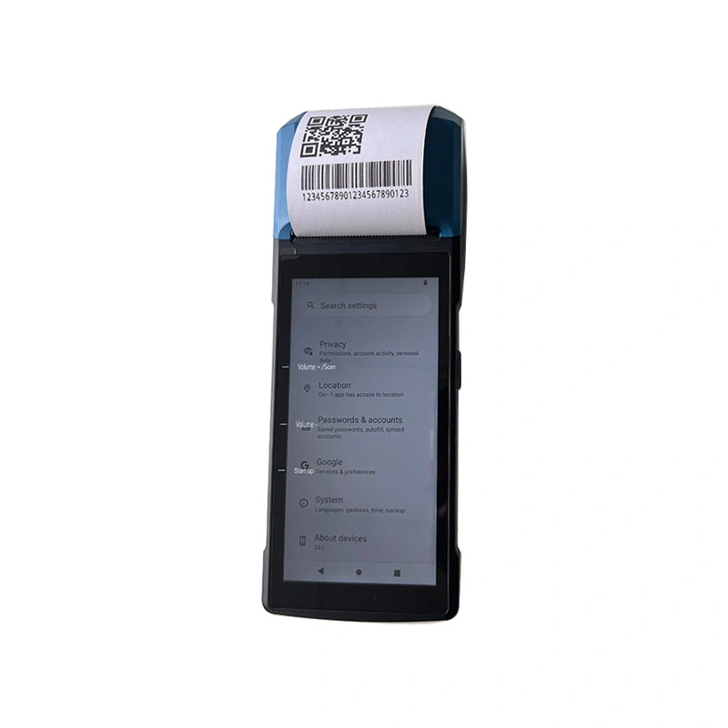 Android 13.0 Touch Screen Handheld Mobile POS Terminal with WiFi Bluetooth Barcode Scaaner and Thermal Printer S81