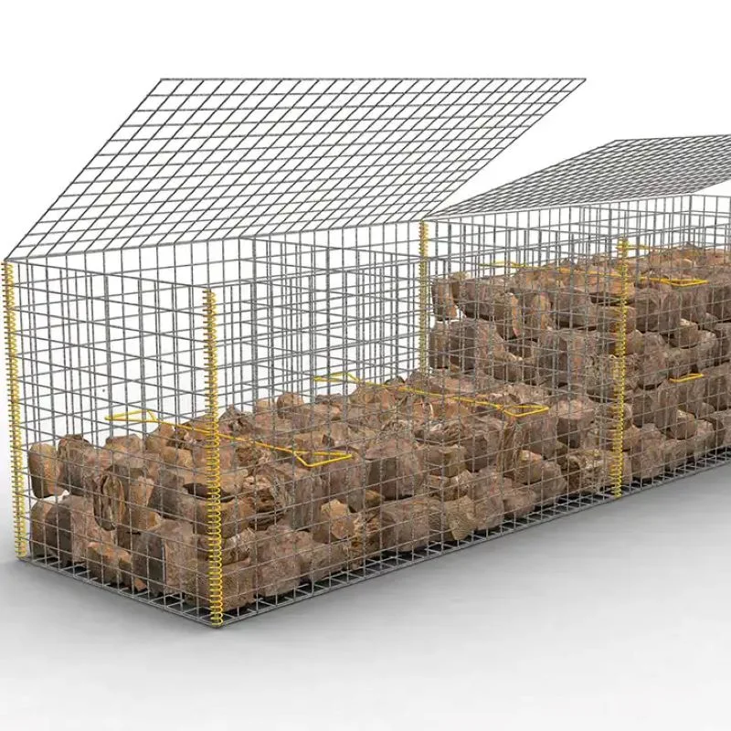 Hot DIP Verzinkt geschweißtes Gabion Mesh für Brückenschutz