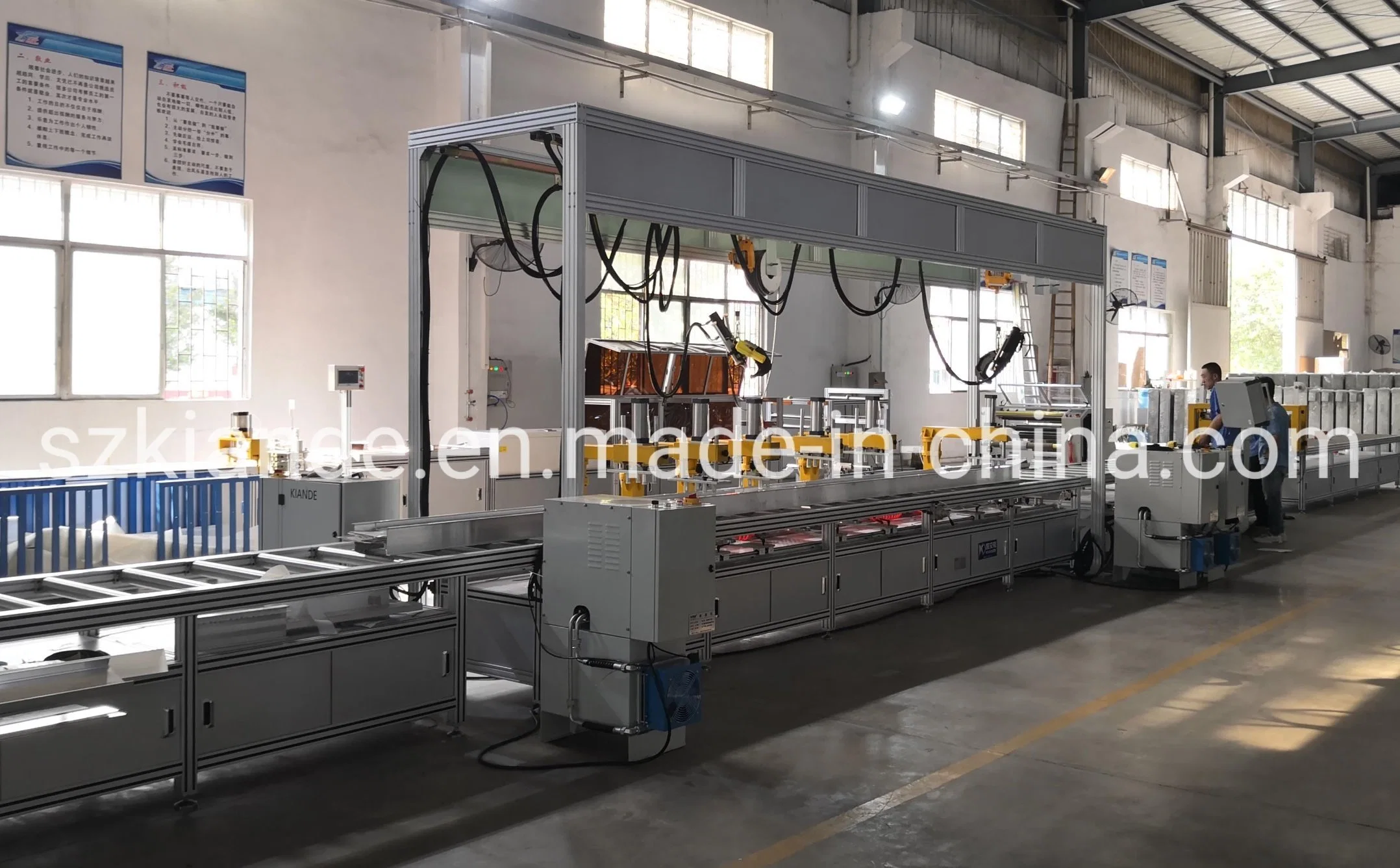 Automatic Compact Busduct Production Line Self Percing Riveting System Busbar Machine