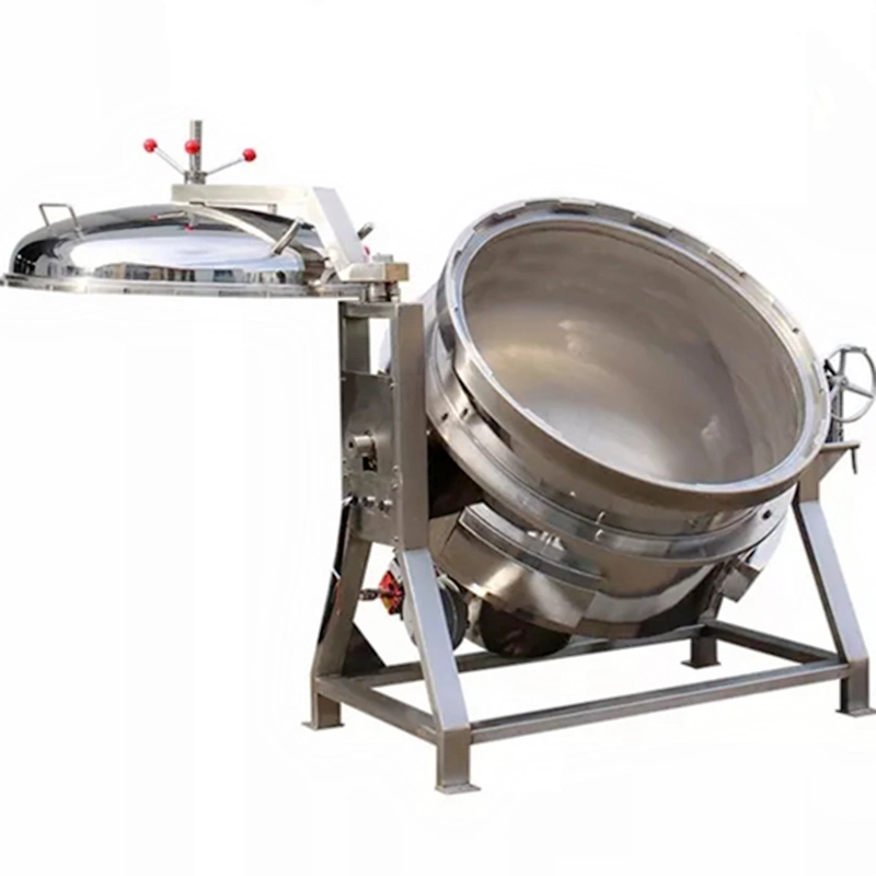 High Temperature Operation Pressure Cooker Machine Gas Heating Cooking Pot on Sale