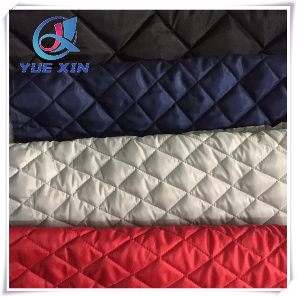 Quilted Padding Down Jackt Straight Line Quilted Fabric/Padded Polyester Taffeta