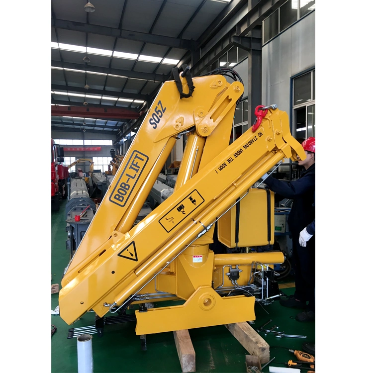 Special Counter 5 Ton Remote Monitoring System Hydraulic Boom Truck Mounted Crane