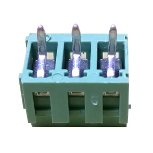 5.08 mm 3position Wire to Board Horizontal 0.0200" Through Hole Terminal Block