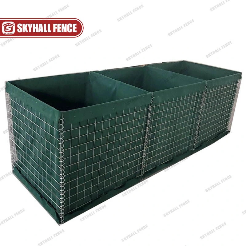 Military Use Sand Wall Defensive Barrier Welded Gabion Box Ballistic Protection Barrier