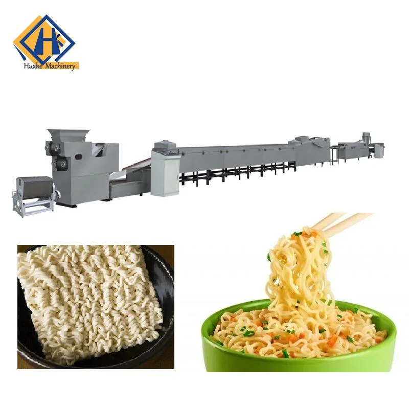 Commercial Dried Instant Noodle Maker Making Fried Automatic Noodle Machine