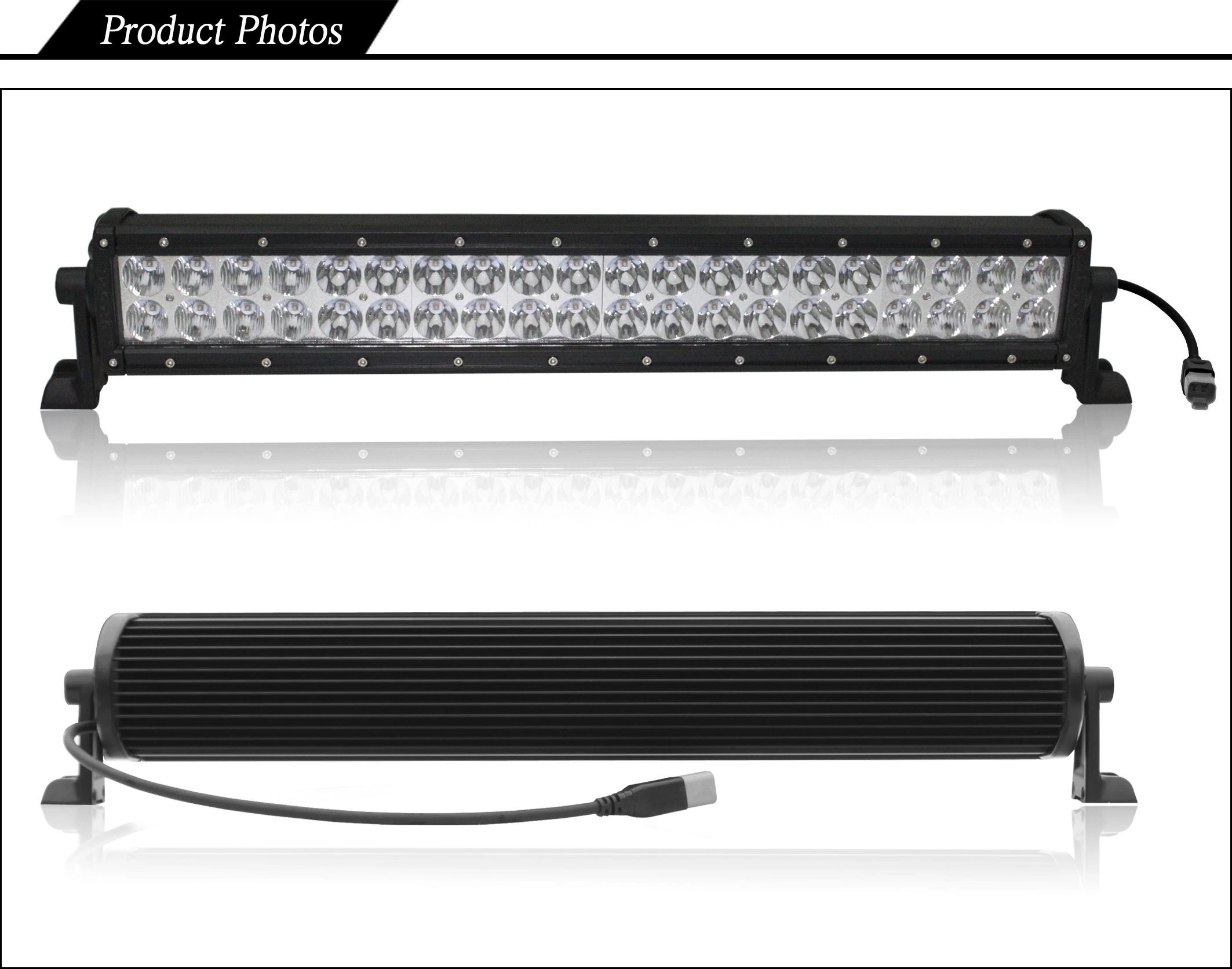 10 Inch 6500K Combo Waterproof Double Row Emark Offroad LED Light Bar