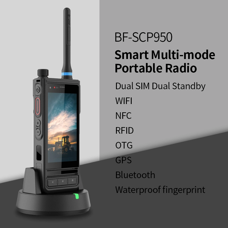 Bf-SCP950 IP68 Android System Dmr and Poc Integrated Smart Radio Phone with Multi-Media Function