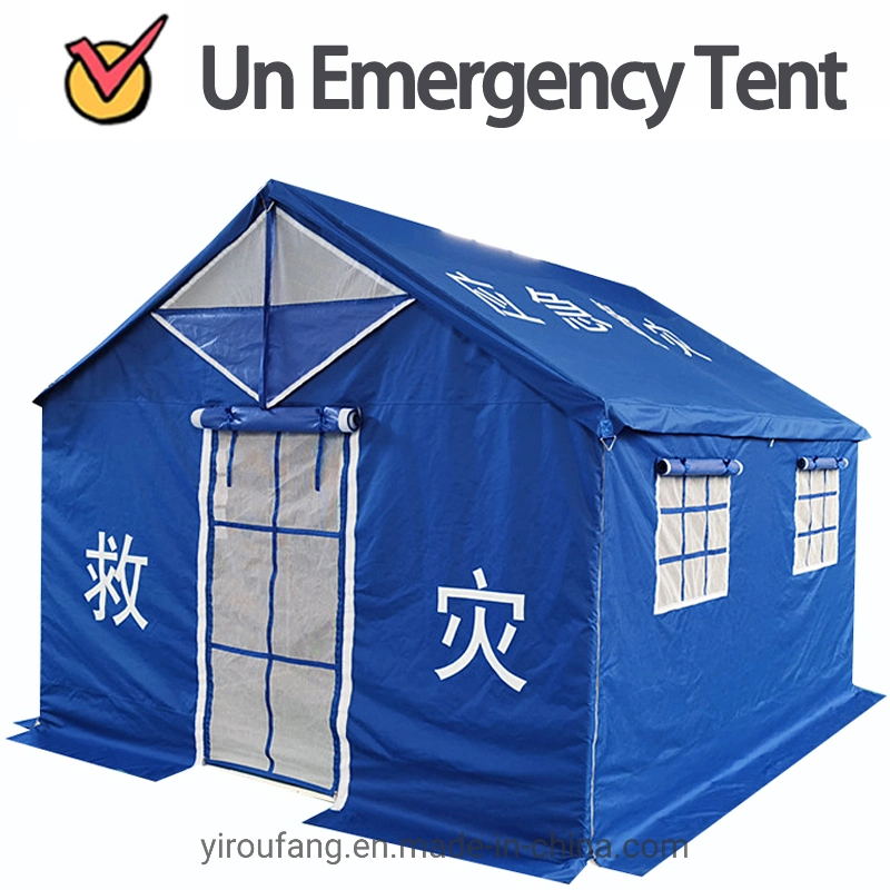 China Tent Relief Factory Direct 24 Person Tents Camouflage Waterproof Heavy Duty Covering PVC Tarps Sheet Fireproof Tarpaulin for Troops Style