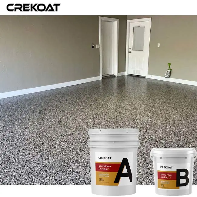 Durable 100 Percent Solids Epoxy Resin for Flake Coating