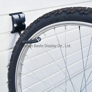 China Manufacure White Display PVC Plastic Slatwall for Bike Shop Display Design Decoration