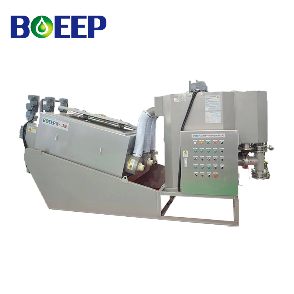 Automatic Screw Sludge Dewatering Machine Used in Wastewater Treatment Plant Process