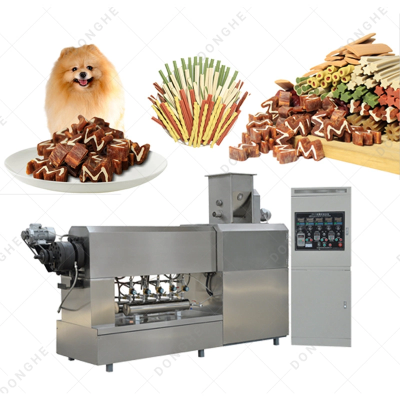 Nourriture sèche pour chien certificat CE automatique Making Machine Chien de boulettes de mâcher de la ligne de production alimentaire