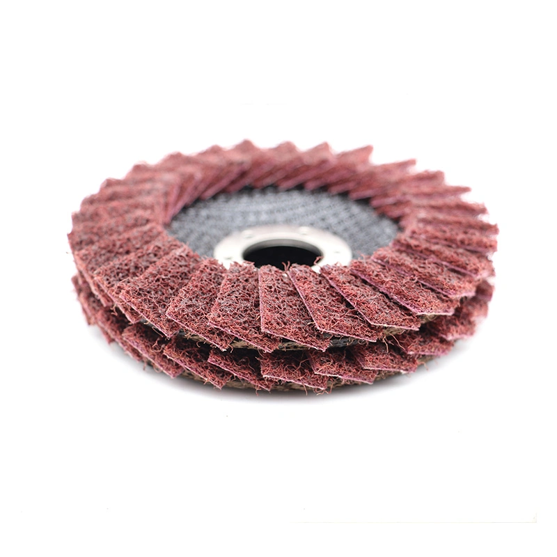 115*22 Non-Woven Flap Disc as Abrasives Tooling for Metal Stainless Steel Fine Polishing