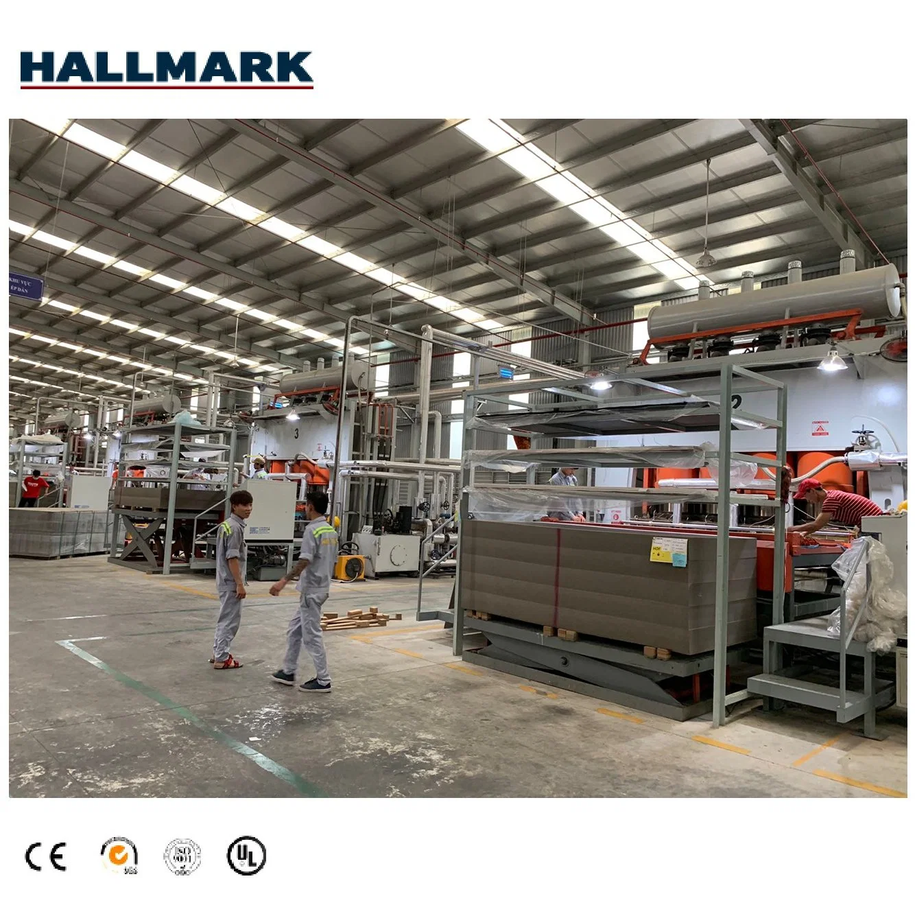 Easy Operation MDF Making Machine Board Hot Press Automatic Short Cycle Laminated Production Line