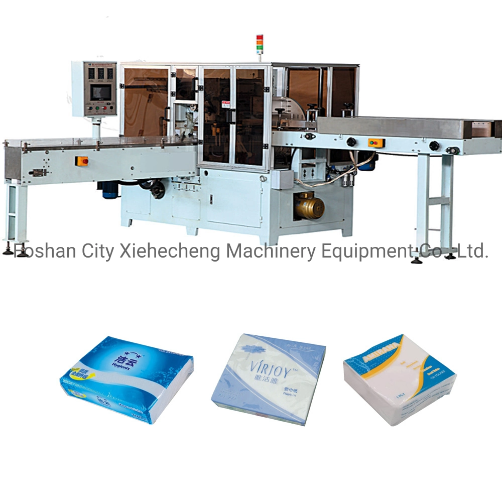 Automatic Single Bag Double 2 Pack Napkin Paper Serviette Tissue Packing Packaging Wrapping Machine