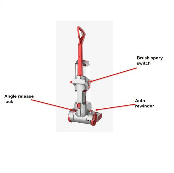 Super Suction Silent Design of Floor Washer