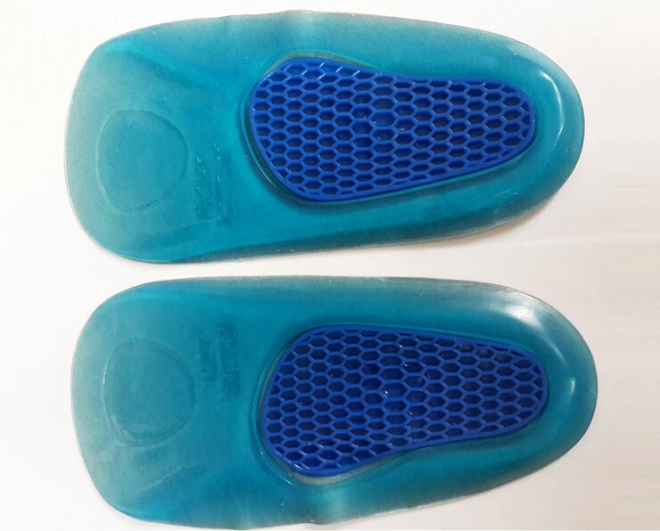 Gel Half Shoe Insole, Silicon Heel Support Insert